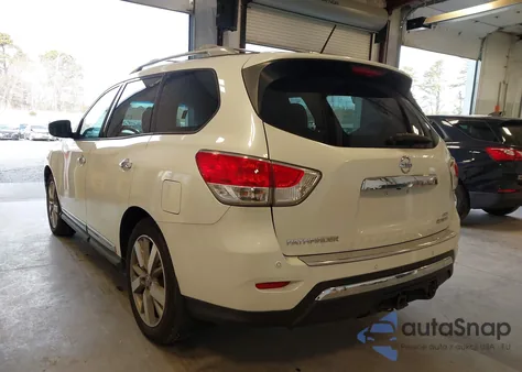 2015 Nissan Pathfinder Platinum from USA, damaged, VIN 5N1AR2MM4FC712694
